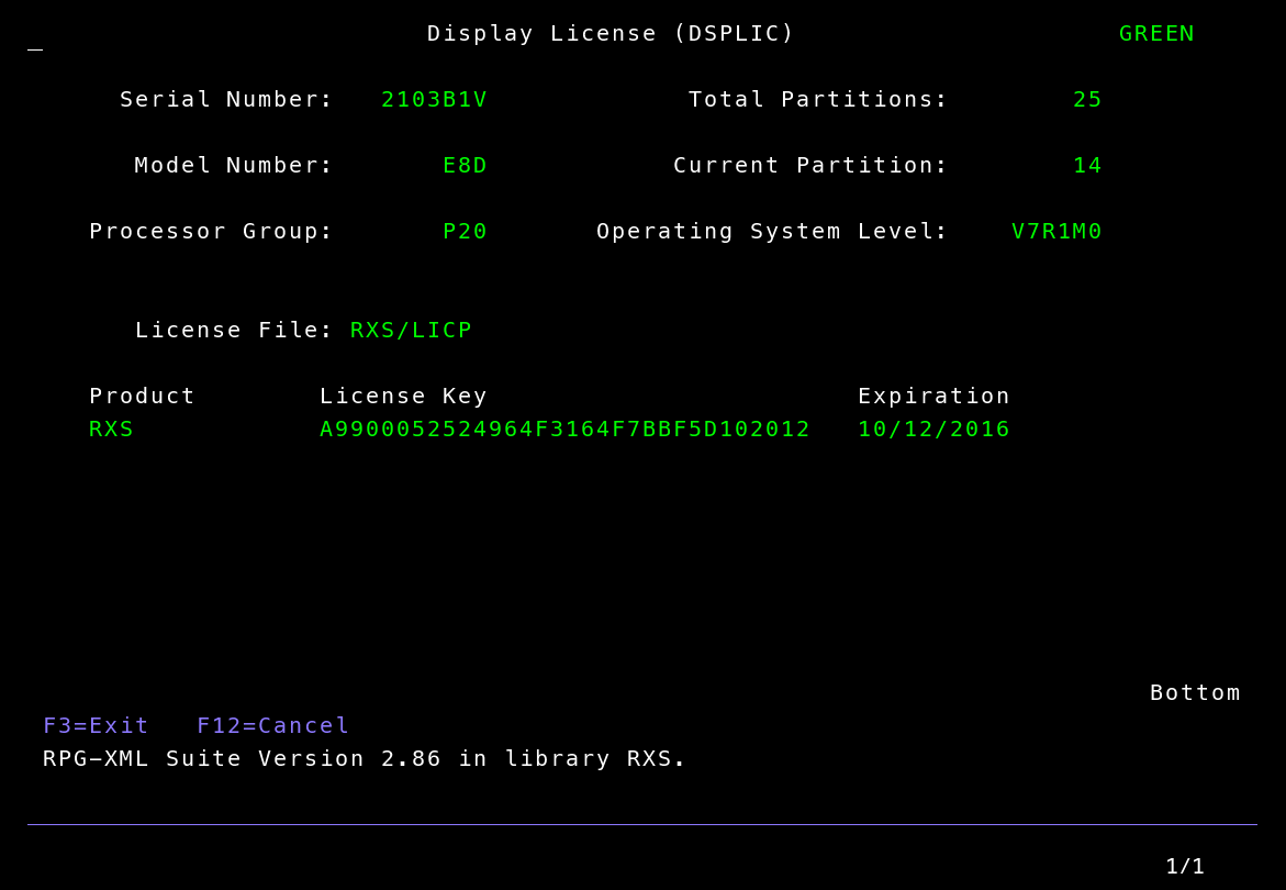 Display Machine Info (DSPMCHINF)