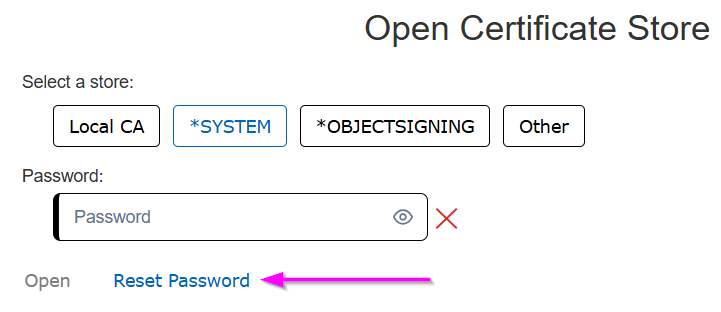 Reset Password
