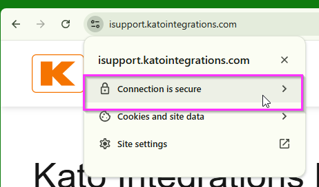 Chrome URL Bar Menu