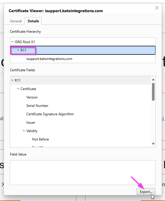Downloading certificate authorities