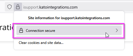 Firefox URL Bar Menu