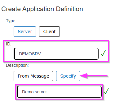 Application Configuration