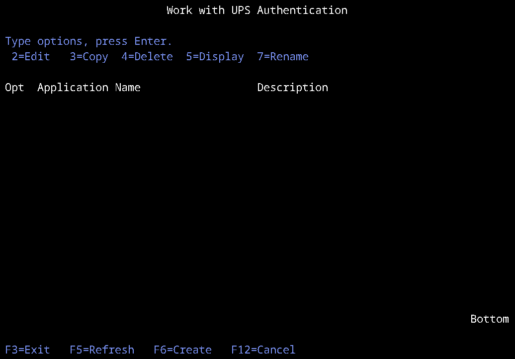 Work with UPS Authentication (WRKUPSAUTH)